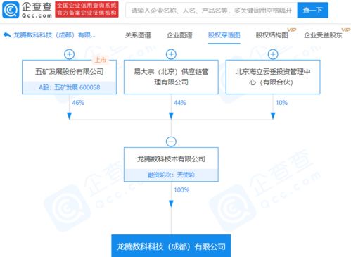 五礦發展關聯公司成立新公司，發力物聯網與網絡信息技術研發